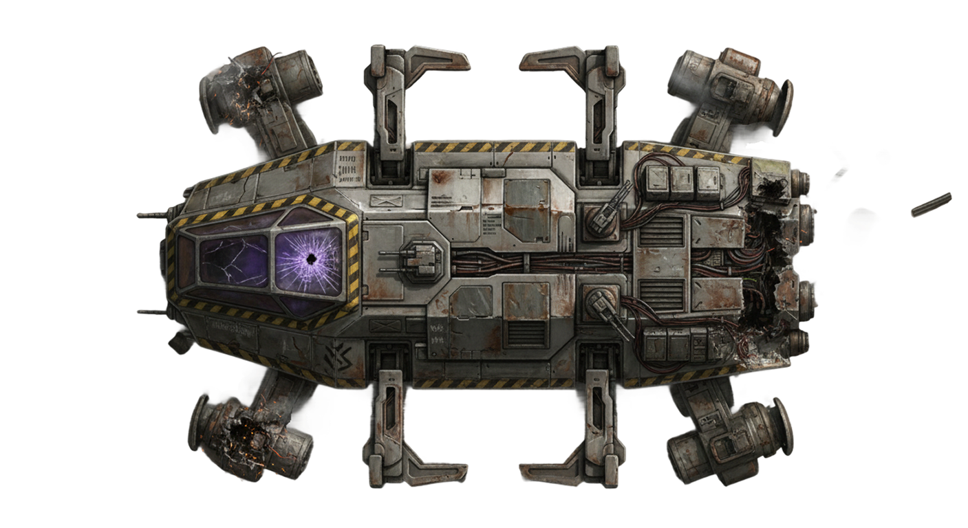 Dropship — Crashed